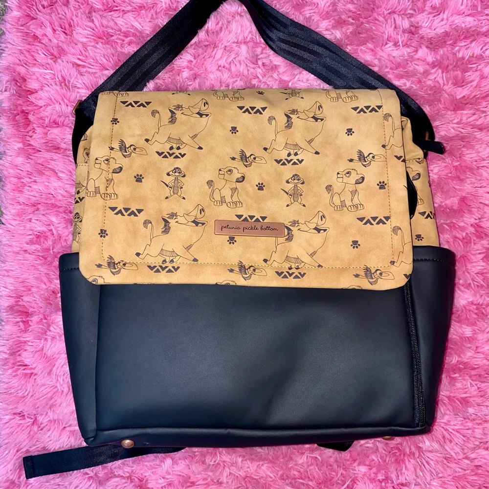NWT Petunia Pickle Bottom Lion King Boxy Backpack